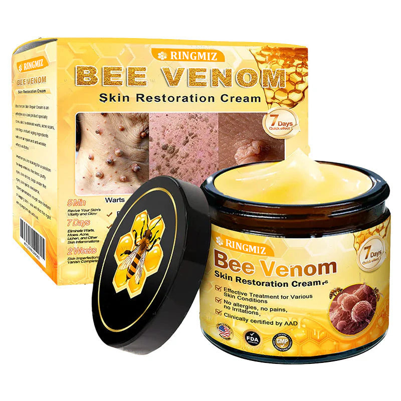 Made and Shipped from USA ✨ RINGMIZ Bee Venom Skin Restoration Cream ⏰ LAST DAY 80% OFF💌