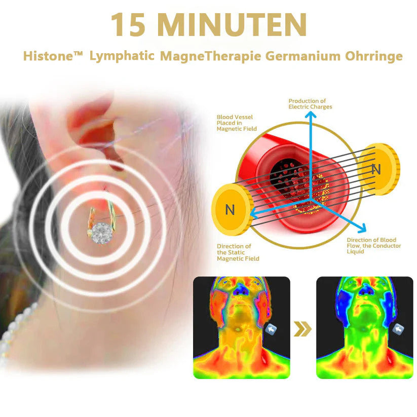 🎁 Ringmiz Lymphatic MagneTherapy Germanium Earrings
