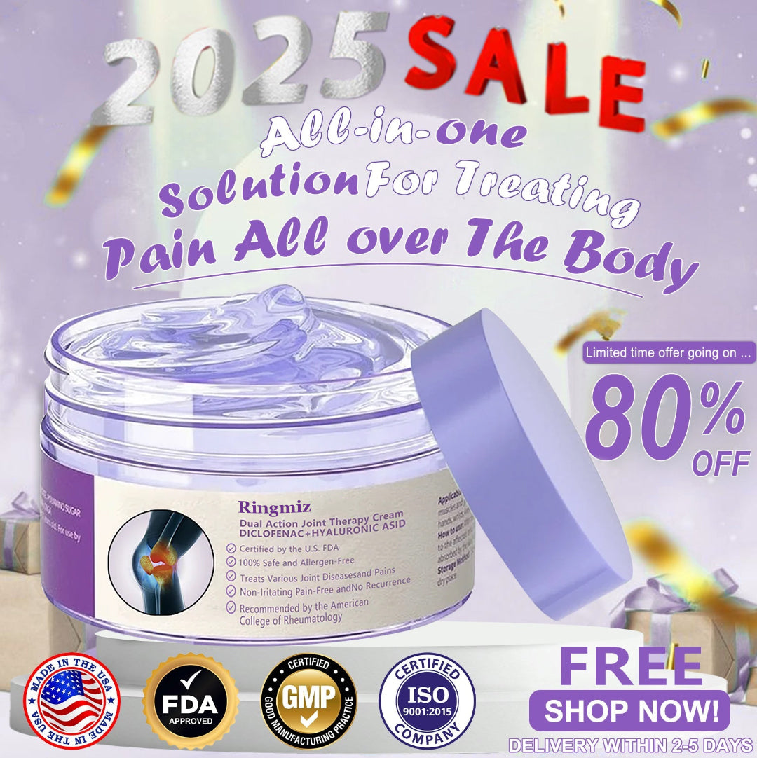 👩⚕️Ringmiz 7 Day Rapid Joint & Bone Therapy Cream USA Orthopedics (AAOS) Approved