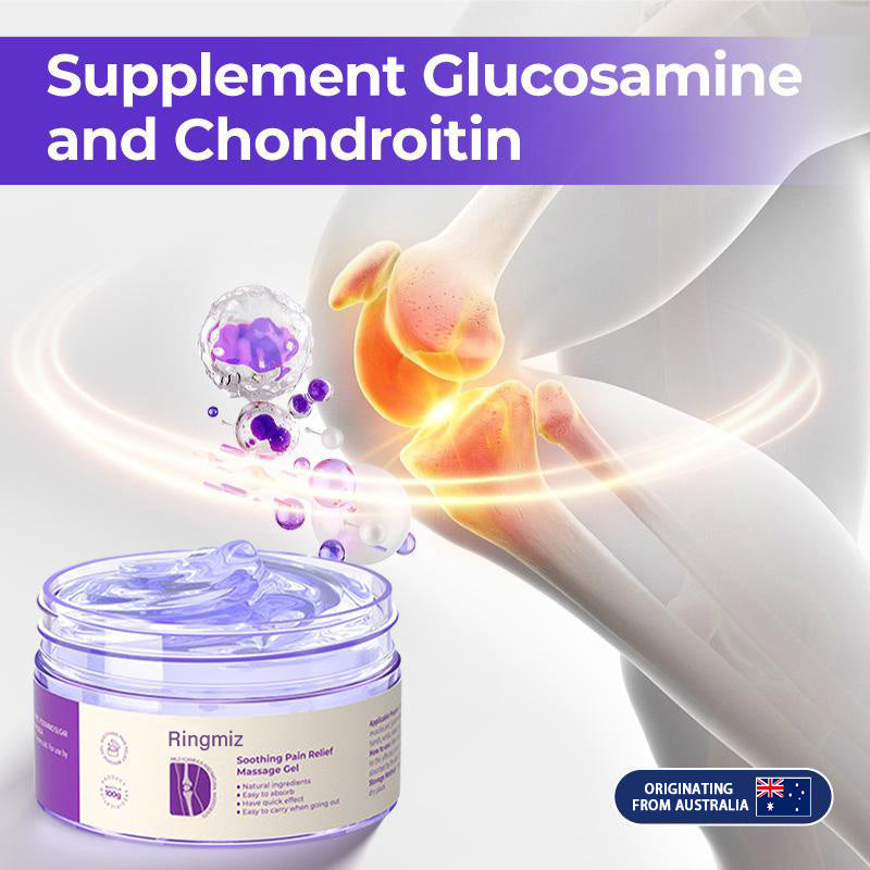 Turmeric & Emu Oil Arthritis Soothing Pain Relief Massage Gel 👨⚕️Australian Osteopathic Association (AOA)Approved