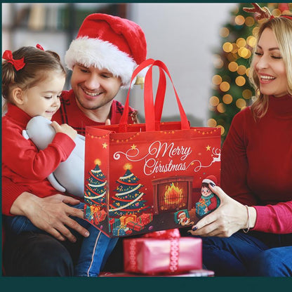 🎁Early Christmas Hot Sale 49% OFF🎅16PCS Christmas Gift Bags With Assorted Patterns