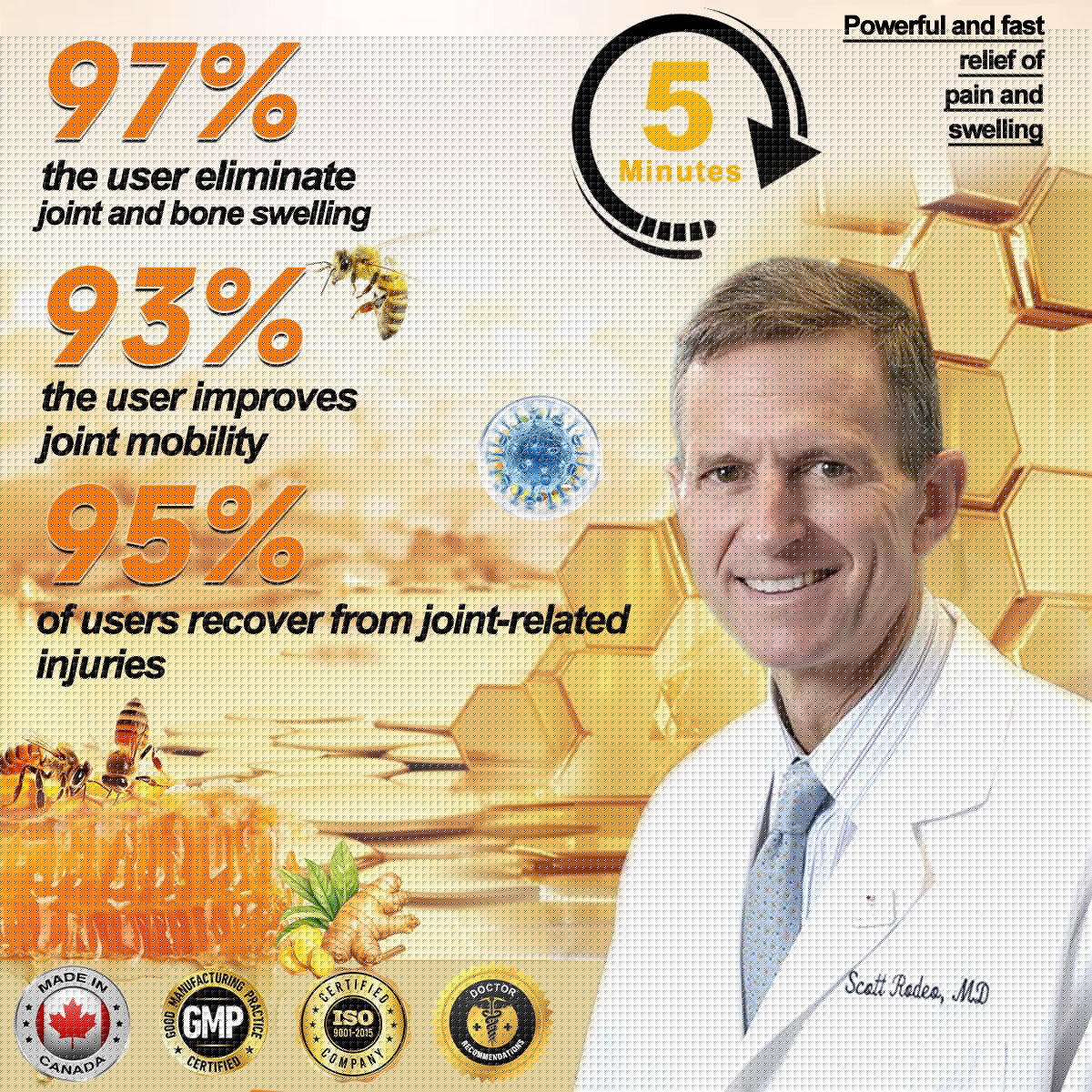 🎁Flash Sale - Ringmiz Botulinum Toxin & Bee Venom Pain-Relief Bone Healing Cream🐝💎