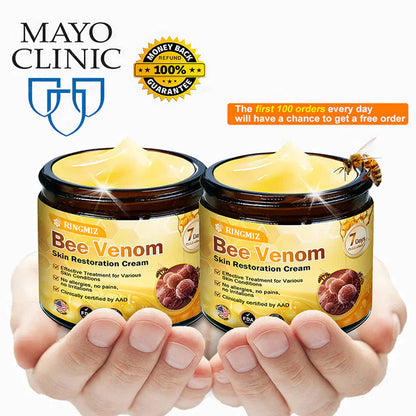 Made and Shipped from USA ✨ RINGMIZ Bee Venom Skin Restoration Cream ⏰ LAST DAY 80% OFF💌