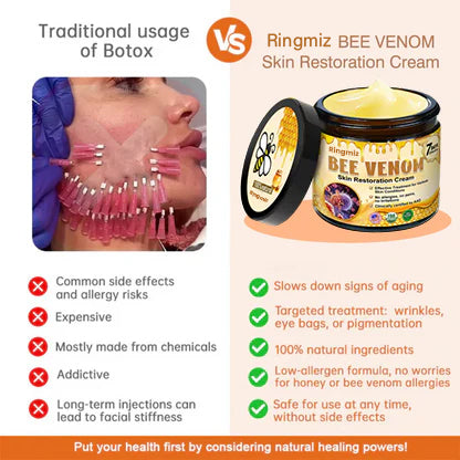 FDA Approved: Ringmiz Bee Venom Skin Restoration Cream — 🔥Limited Time 70% OFF🔥