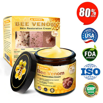 Made and Shipped from USA ✨ RINGMIZ Bee Venom Skin Restoration Cream ⏰ LAST DAY 80% OFF💌