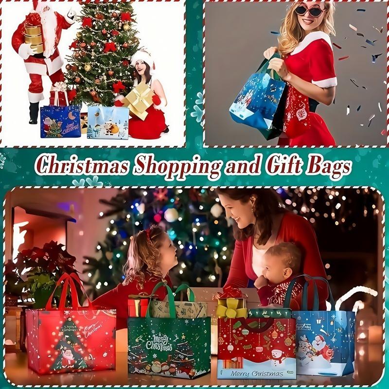 🎁Early Christmas Hot Sale 49% OFF🎅16PCS Christmas Gift Bags With Assorted Patterns