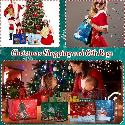 🎁Early Christmas Hot Sale 49% OFF🎅16PCS Christmas Gift Bags With Assorted Patterns