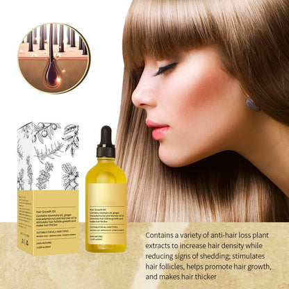 Rosemary Hair Growth Essence 100% Natural Hair Growth🌱