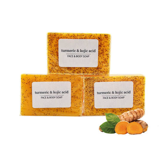 🌸Up to 40% OFF🔥turmeric & kojic acid FACE & BODY SOAP