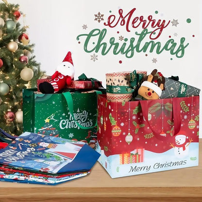 🎁Early Christmas Hot Sale 49% OFF🎅16PCS Christmas Gift Bags With Assorted Patterns